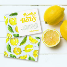 Bücher für Baby Lemon Retro Baby Dusche