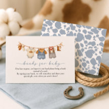 Bücher für Baby Little Cowboy Baby Shower