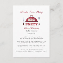 Bücher für Baby Outdoor GRILLEN Kinderdusche Begleitkarte