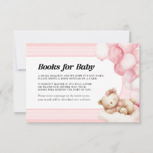 Bücher für Baby Pink Baby Showcard Mitteilungskarte