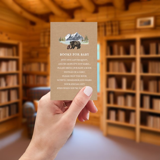 Bücher für Baby Poem Bears Babydusche Cardstock Begleitkarte (Von Creator hochgeladen)