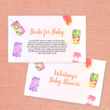 Bücher für Baby Popsiary Watercolor Babydusche