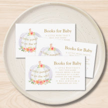 Bücher für Baby Pumpkin Fall Baby Dusche