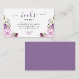 Bücher für Baby Request Card | Elephant Baby Girl Begleitkarte