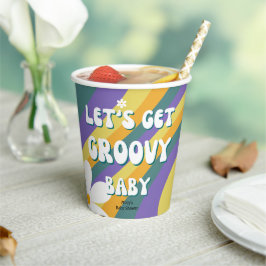 Bücher für Baby Retro Vinyl Record Rocks Funky 80e Pappbecher