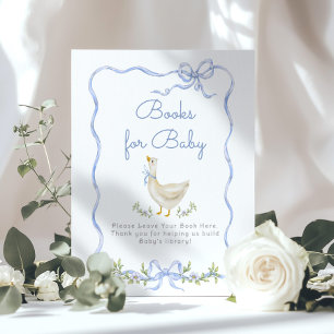 Bücher für Baby Silly Goose Blaue Schleife Baby-Pa Poster