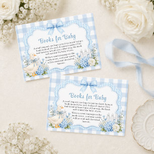 Bücher für Baby Silly Goose Boy Baby-Party Begleitkarte