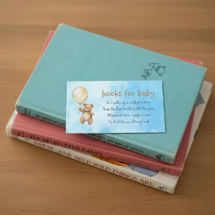Bücher für Baby Sky Teddy Anforderungskarte Begleitkarte