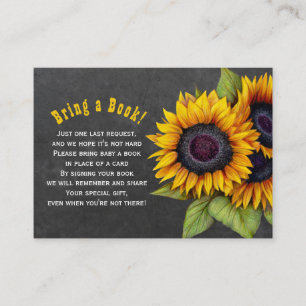 Bücher für Baby-Sonnenblume bringen eine Buch-Einl Begleitkarte