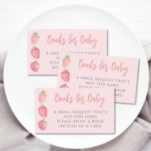 Bücher für Baby Strawberry Baby Shower