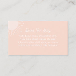 Bücher für Baby-Sun-Verschlusskarte Begleitkarte