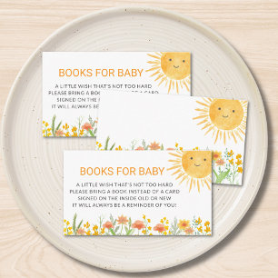 Bücher für Baby Sunshine Baby Shower Begleitkarte