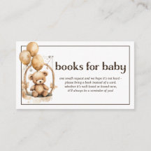 Bücher für Baby Teddy Bear Babydusche