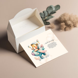 Bücher für Baby Teddy Bear Einladung