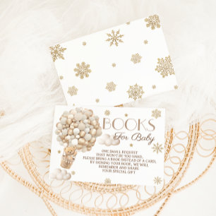 Bücher für Baby Winter Bear Baby Dusche Begleitkarte