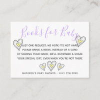 Bücher für Baby Yellow Liebe Hearts Baby Dusche