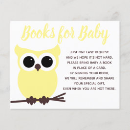 Bücher für Baby Yellow Owl Babydusche