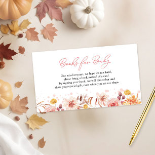 Bücher für Baby zur Babyparty - Beilagekarte Begleitkarte