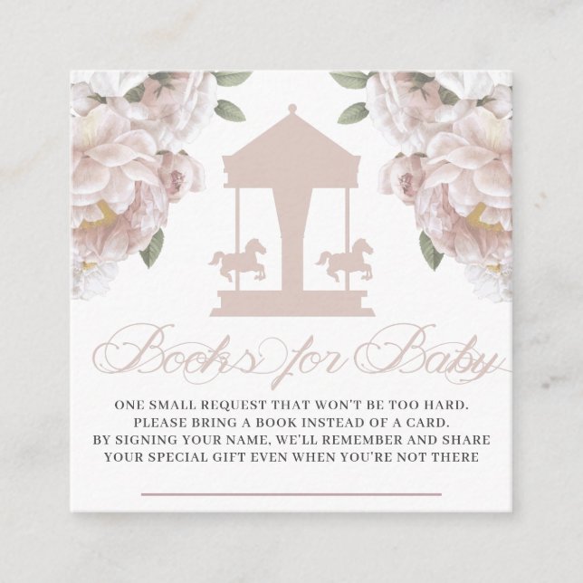 Bücher für das Baby Begleitkarte (Vorderseite)