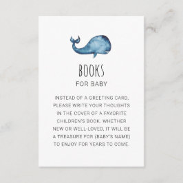 Bücher für das Baby. Bringen Sie eine Buchanfrage  Begleitkarte