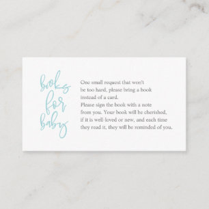 Bücher für das Baby, Creative tiffany graues Skrip Begleitkarte