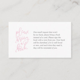 Bücher für das Baby, kreatives Rosa und graues Scr Begleitkarte