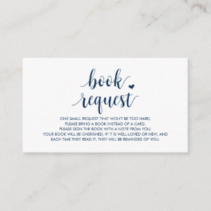 Bücher für das Baby, moderne Niedliche Navy Blue S Begleitkarte