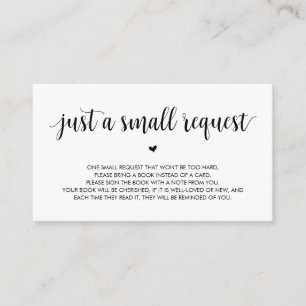 Bücher für das Baby, Moderne Rustikale Schwarze Sc Begleitkarte