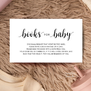 Bücher für das Baby, Modernes Minimalistisches Sch Begleitkarte