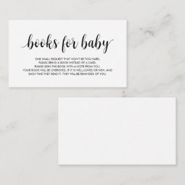 Bücher für das Baby, Modernes Niedliches Schwarzes Begleitkarte