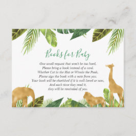 Bücher für das Baby, Safari Buchanfragen-Beilagen Begleitkarte