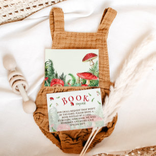 Bücher für das Baby Woodland Forest Mushroom Begleitkarte