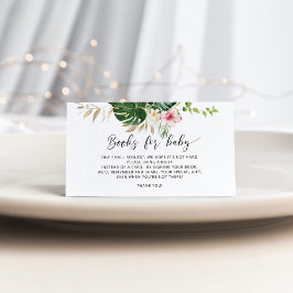 Bücher für den tropischen Hibiskus Begleitkarte