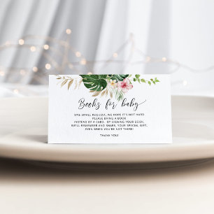 Bücher für den tropischen Hibiskus Begleitkarte