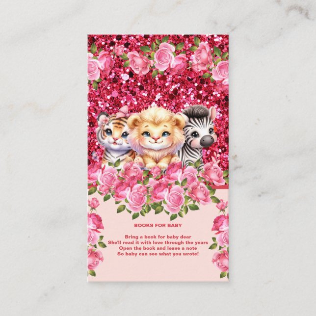 Bücher für die Babydusche-Abschlusskarte Begleitkarte (Vorderseite)