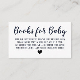 Bücher für die Babyverpackungskarte Begleitkarte