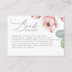 Bücher für die Blume von Dusty-Rose für die Babyum Begleitkarte