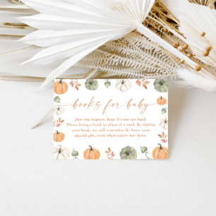 Bücher für die Kinderkarte Fall Pumpkin Baby Dus Begleitkarte