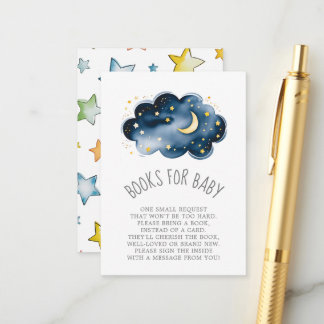 Bücher für Moon and Stars für die Babyverpackungsk Begleitkarte