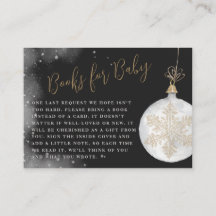 Bücher für Schneeflocken Winterbabydusche