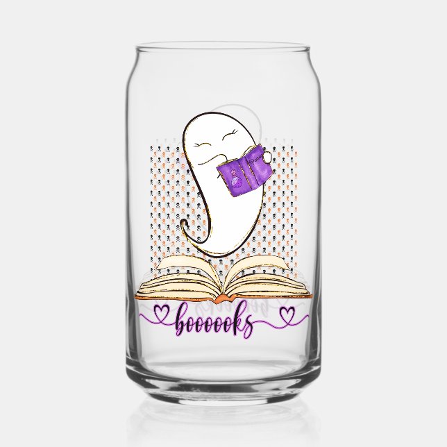 Bücher! Ghost und Book Halloween Reading Dosenglas (Vorderseite)
