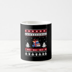 Bücher hässlich Weihnachten Weihnachts Funny Readi Kaffeetasse