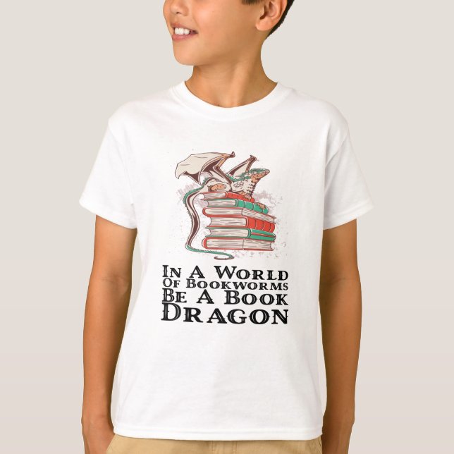 Bücher - In einer Welt der Buchwürmer ist ein Buch T-Shirt (Vorderseite)