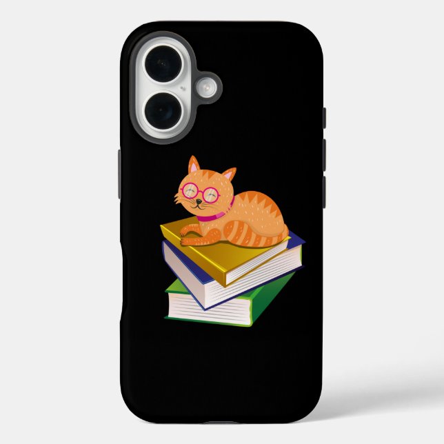 Bücher - Katzen und Bücher - Geschenk des Buches Case-Mate iPhone Hülle (Rückseite)