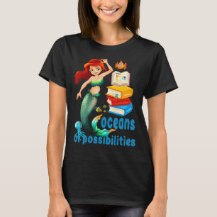 Bücher lesen 2022 Meerjungfrauen von Möglichkeiten T-Shirt