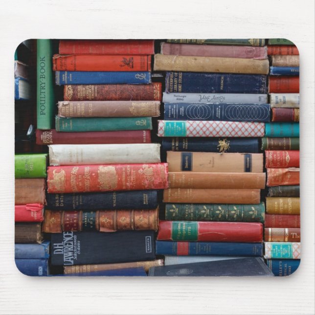Bücher lesen alte Bücher der Liebe Mousepad (Vorne)