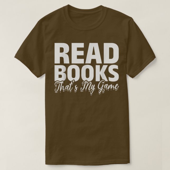 Bücher lesen, die mein Game Librarian Book Reader  T-Shirt (Design vorne)