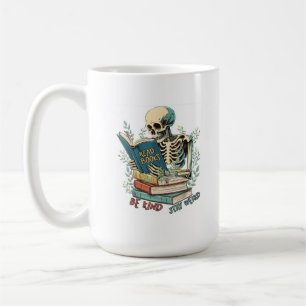Bücher lesen kaffeetasse