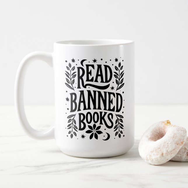 Bücher lesen kaffeetasse (Mit Donut)