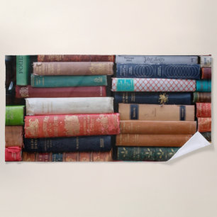 Bücher lesen Liebe Alte Bücher Strandtuch